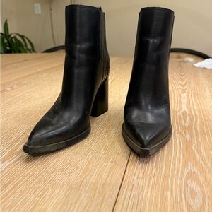 Black Leather Ankle Boots Mark Fisher